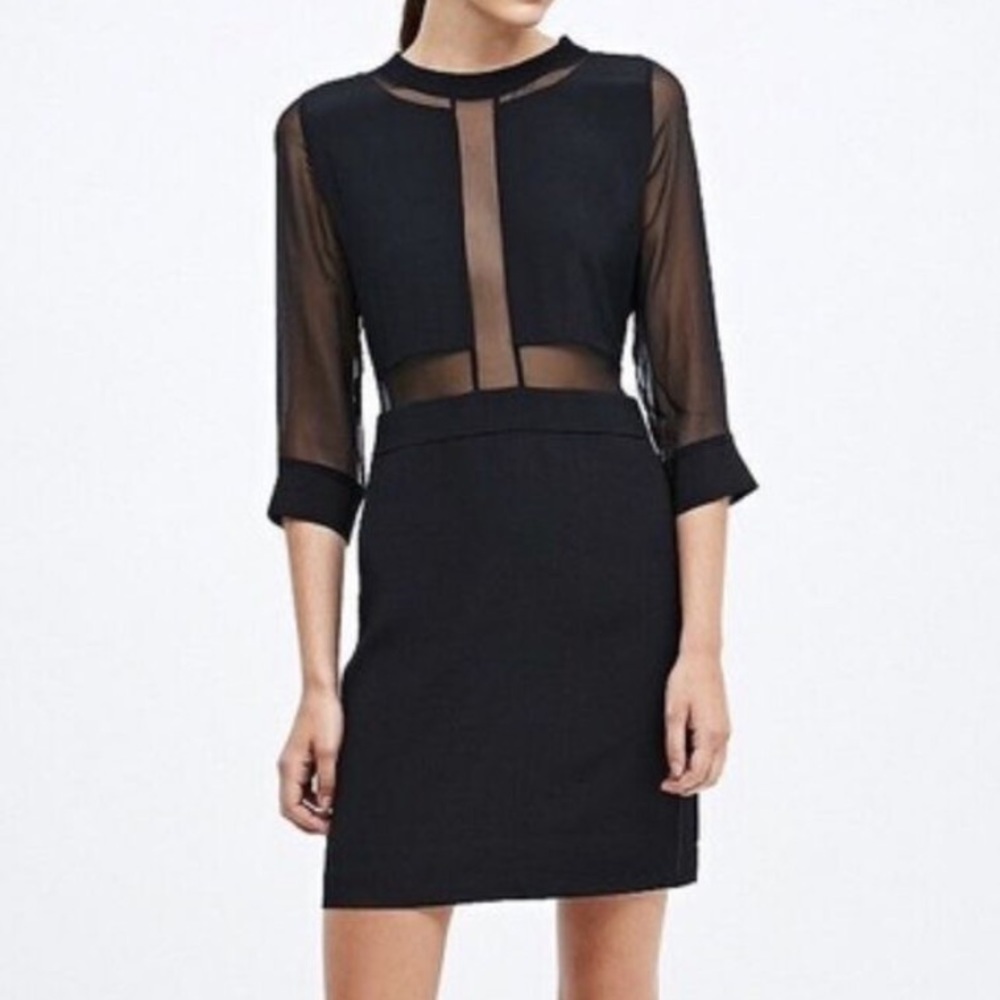 IRO Black Tina Dress - Size FR 40